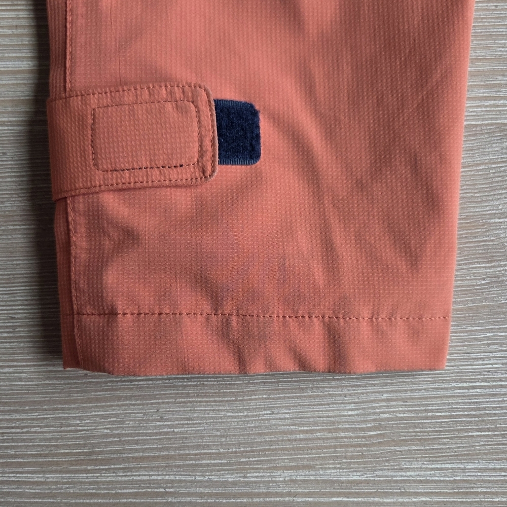 Pendleton Paradise Mini Ripstop Orange Anorak Jacket Packable Hood Womens Med. - Picture 14 of 14